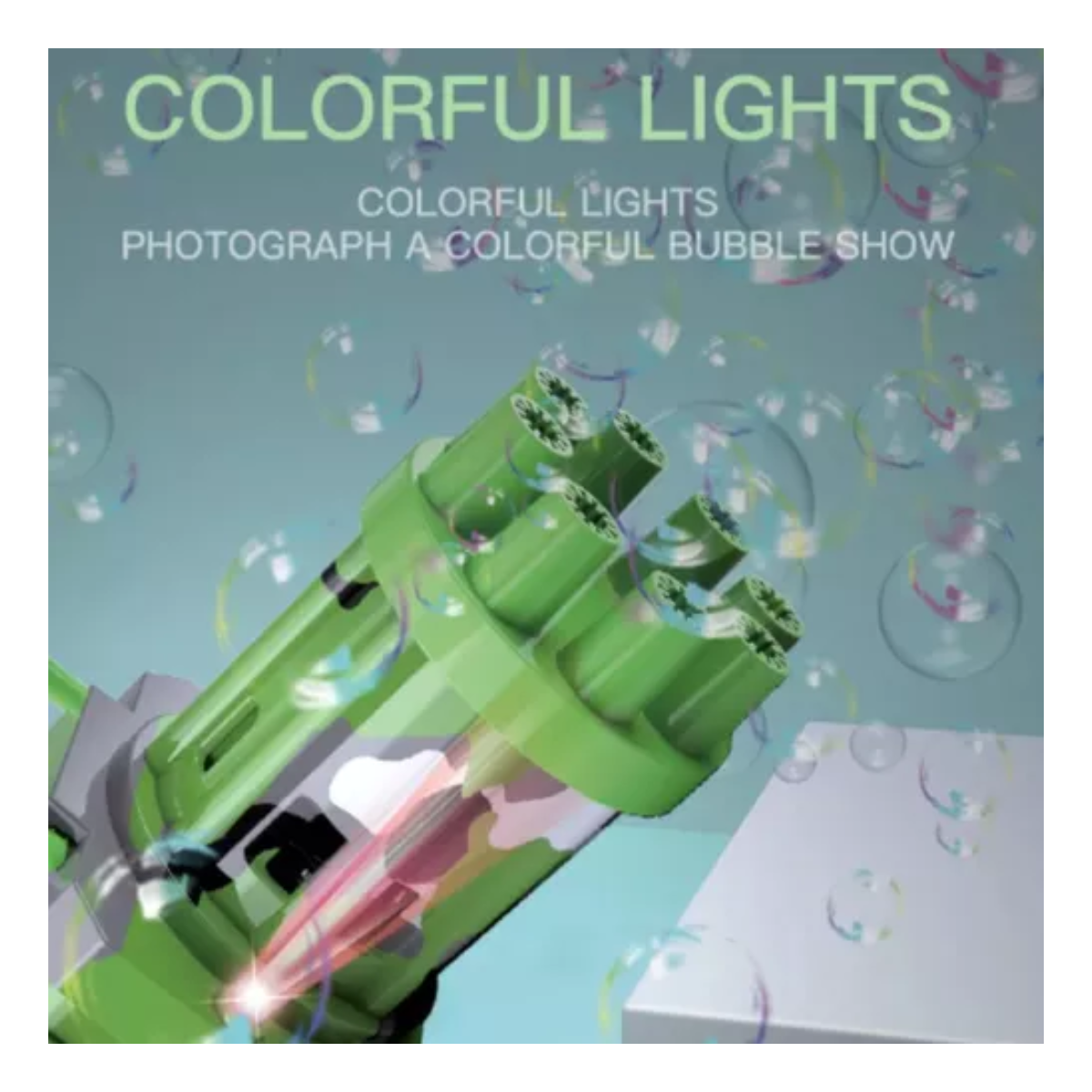 Miniatura 5 de Pistola de burbujas eléctrica KB1123